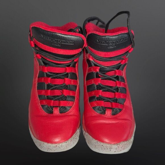 2014 Youth Air Jordan 10 Retro BG ‘Bulls Over Broadway’ (GS) 705179-601 Size 5 - Picture 11 of 11